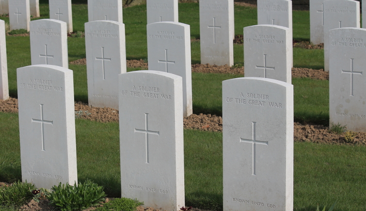 Soldiers of the Great War Known Unto God, Cabaret Rouge Cemetery, Souchez, France
Text:
A Soldier of the Great War Known Unto God