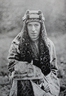 Colonel T.E. Lawrence, Lawrence of Arabia, from With Lawrence in Arabia by Lowell Thomas